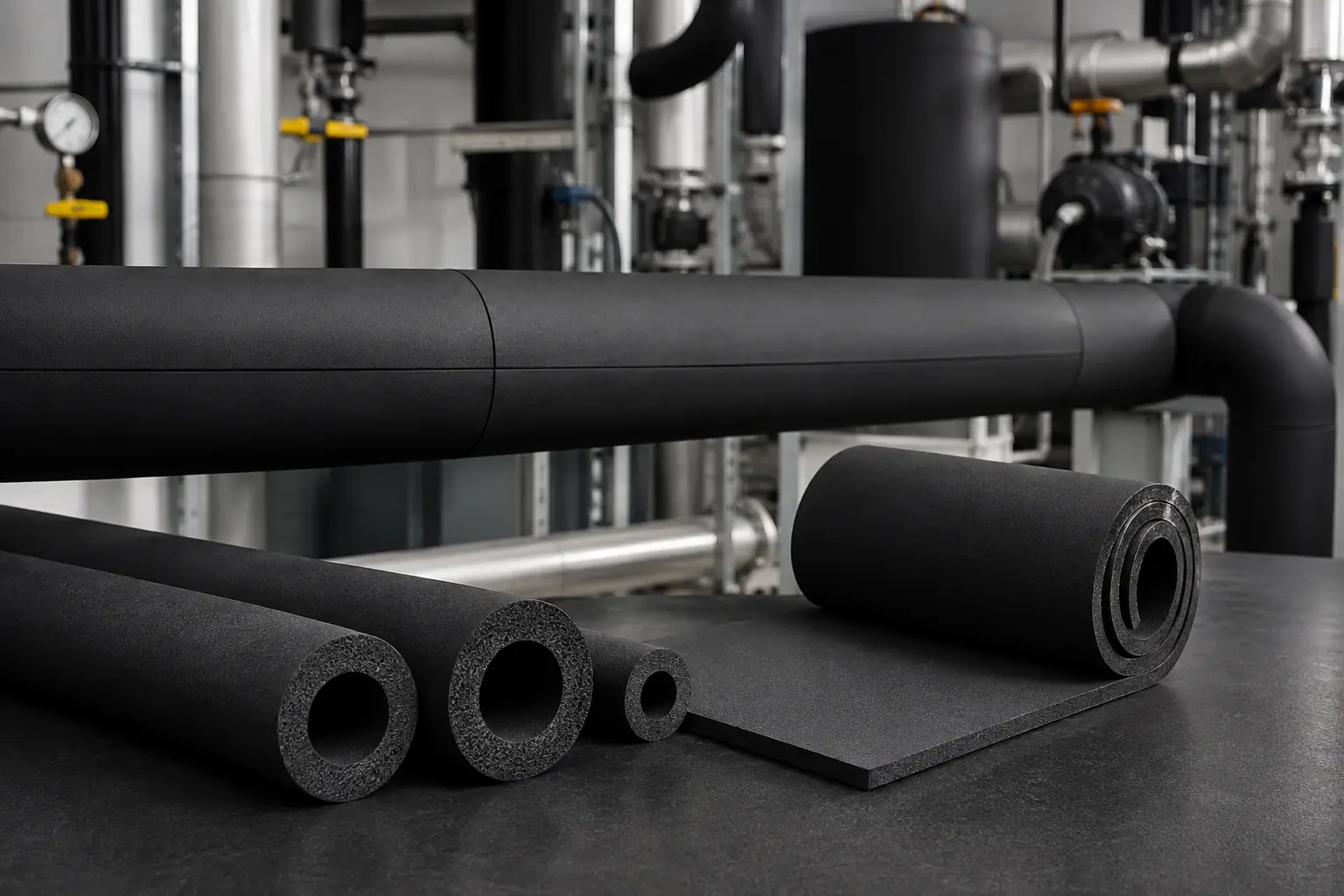 Painéis e feltros para isolamento térmico industrial